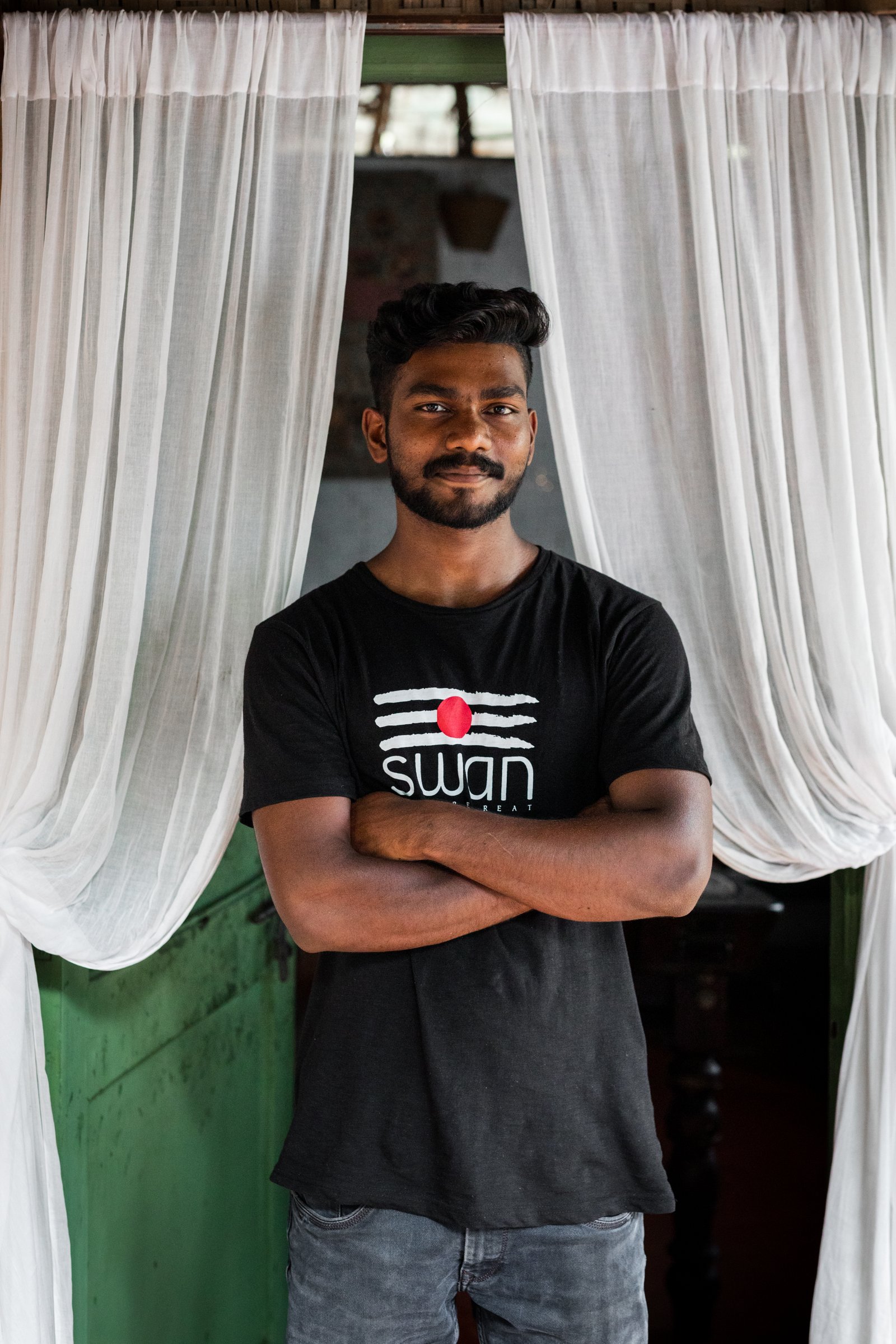 A member of the SWAN Ayurveda therapy team at the treatment rooms
